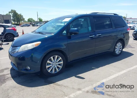 2011 Toyota Sienna Limited V6 from USA, damaged, VIN 5TDYK3DC5BS038262
